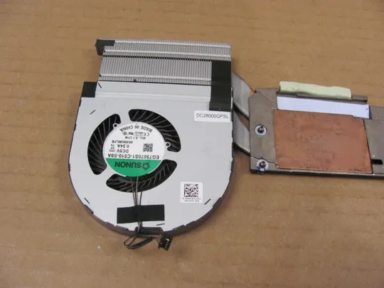 861-3 система охолодження AT2V7005ZAL 03XNJY для Dell Precision 7550 7560  оригінал Інтернет-аукціон