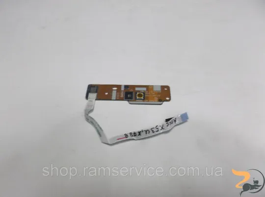 Кнопка включення для ноутбука Asus x53u, x73b, *LS-7325P REV:1A, б/в Ціна