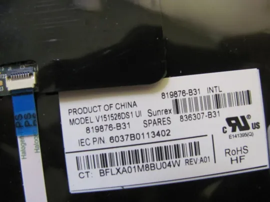 номер1007-3 клавіатура keyboard 819876-B31 6037B0113402  для HP Elitebook 745 840 845 G3 G4 оригінал Де купити