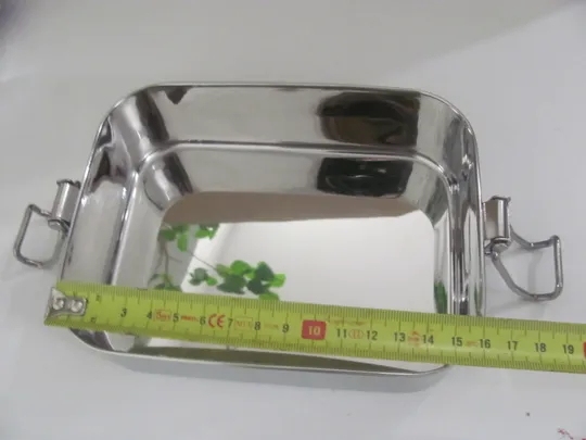 HomeAct Bento Ланч-бокс із нержавіючої сталі, 3 частини, герметичний екологічно чистий і здоровий ланч-бокс для школи, університету, роботи та кемпінгу (19) Інтернет-аукціон