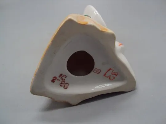 Фигура фарфор статуэтка Киев капитанская дочка с портфелем Буду как папа высота 12,3 см №13924 Характеристики