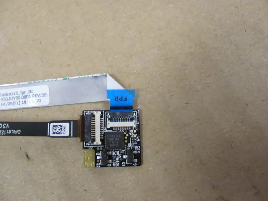 749-13 плата сканер відбитку 0GGN96 450.0JY0E.0001 для  DELL Inspiron 15  7400  7500 7506 2-in-1 оригінал З аукціону