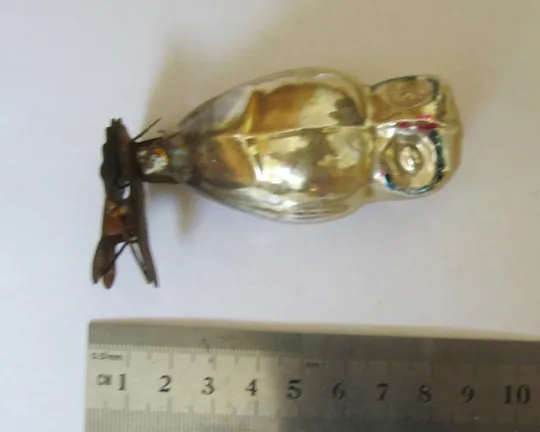 Купити СОВА = ЯЛИНКОВА ІГРАШКА - ЕЛОЧНАЯ ИГРУШКА = СРСР - СССР  = прищіпка