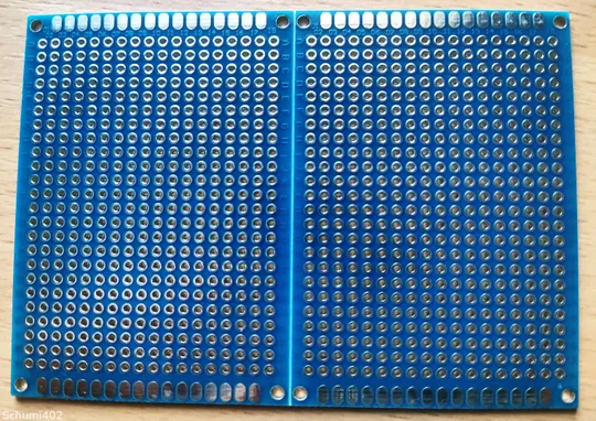 Купити Якісна макетна плата 50х70мм двостороння металізація