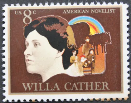 фото, США Писательница Уилла Кэсер 1973