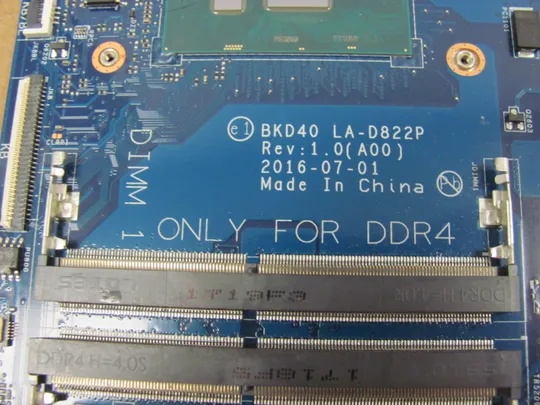 номер0883-1 материнська плата РОБОЧА BKD40 LA-D822P SR2UW i3-6006U  для Dell Vostro 5468 5568 7460 7560 оригінал Де купити