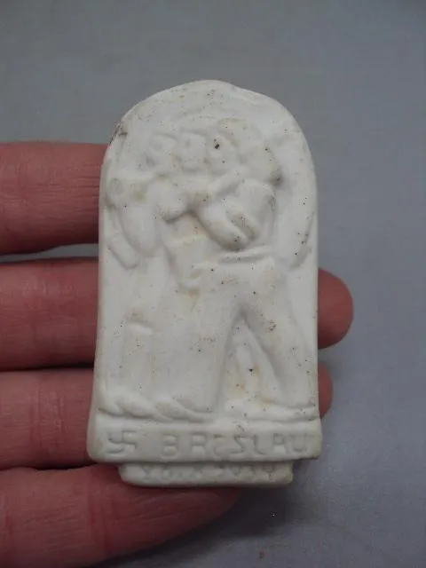 Знак фарфор Рейх 1934 год Вроцлав 26.08.1934 Breslau размер 5,5 х 3,1 см №10241 Інтернет-аукціон