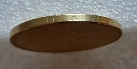 (8027) 1 гривня 2006 непрочекан (відсутність крапки на гурті між 2006 та ОДНА) (1 гривна 2006 брак) Де купити