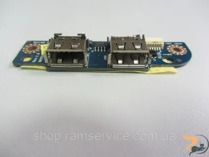 фото, Плата USB для ноутбука Packard Bell EasyNote LJ75, *LS-5881P, б/в