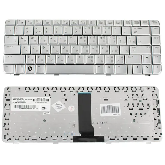 Купити Клавіатура для ноутбука HP (Pavilion: dv3000, dv3500, dv3600, dv3700) rus, silver