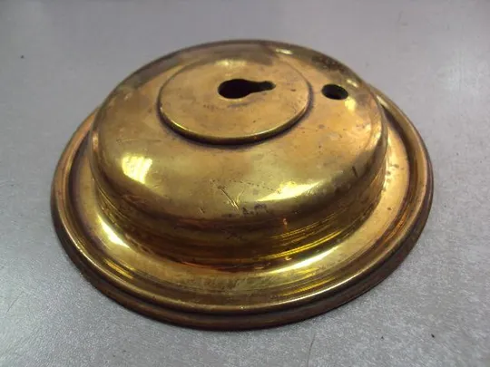 Деталь фрагмент запчасть бронза от люстры лампы высота 3,3 см, диаметр 14,5 см №11596 Інтернет-аукціон