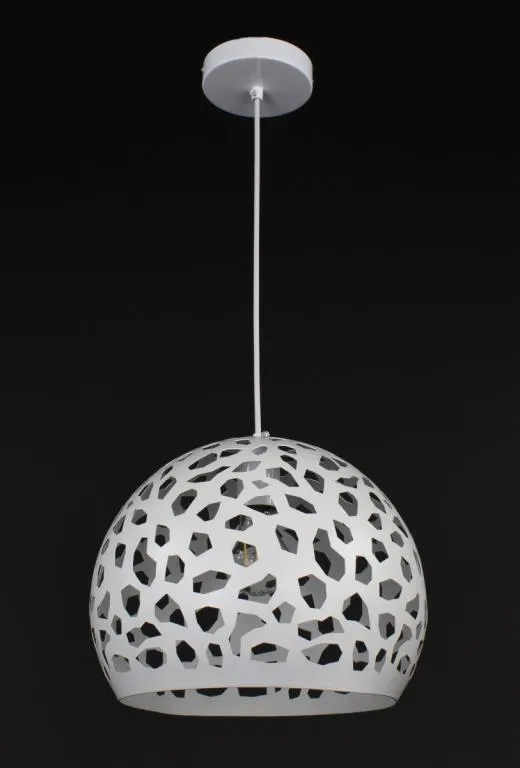 Люстра подвесная на 1 лампочку 27804 Белый 30-200х30х30 см. Ціна