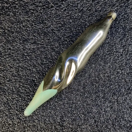 Елочная игрушка "сосулька" из металла и декоративным переходом Ціна