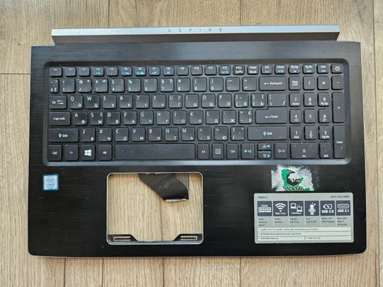 Купити Кнопки клавіатура топкейс Acer Aspire A515-41 A515-51 A615-51 K50-30 6B.GP4N2.009 неробоча