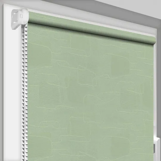 Рулонная штора Rolets Топаз 1-2073-1250 125x170 см открытого типа Мятная Ціна