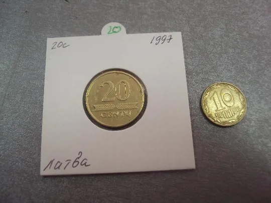 монета литва 20 центов 1997 №8204 Продаж
