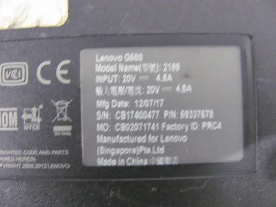 №248-19 сервісна кришка AP0N2000200 для Lenovo Lenovo G580 G585 оригінал Недорого