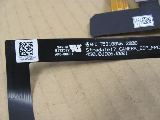 699-29 шлейф WEB камера мікрофон 011THH 0RRVFM 02FP43 для Dell  XPS 17 XPS17  9700 оригінал Де купити