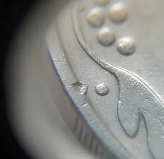 (5915) 50 копійок 1992 1БАм з підшліфовкою реверса (50 копеек 1992 брак) Продаж