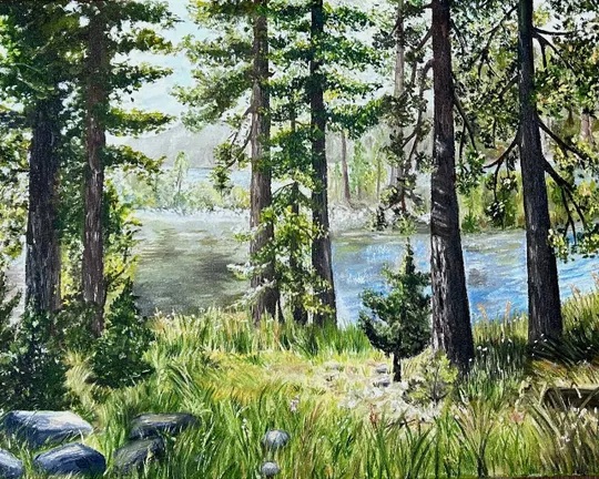 Картина олійними фарбами "Спокій" Ціна