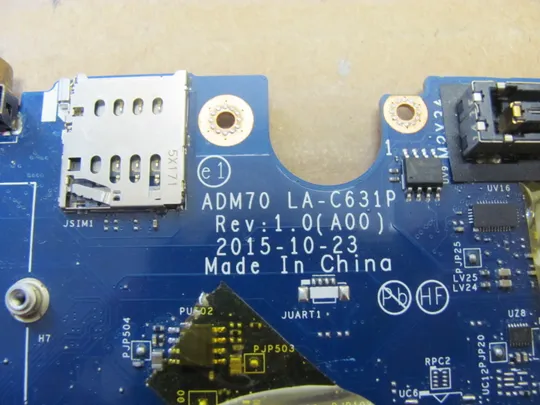 номер1024-22 материнська плата ADM70 LA-C631P SR2EY i5-6200U  для Dell Latitude E5470 Mainboard Материнка Основна плата Системна плата Плата системи Laptop motherboard мамка ноутбучна плата  оригінал Продаж