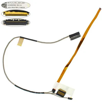 фото, Шлейф матриці для ноутбука Lenovo (Yoga: 710-15ISK, 710-14IKB) BIUY3 LED (DC02002F600)