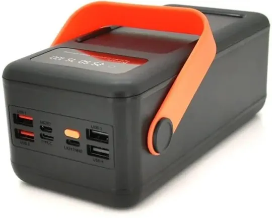 Портативна батарея NEW зовнішня повербанк Power Bank 100000 mAh із сонячною панеллю та ліхтариком Ціна