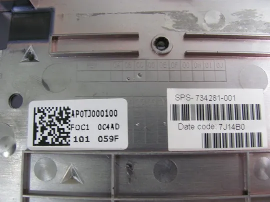 613-12 Кришка панель палмрест AP0TJ000100 734281-001  для HP EliteBook ZBOOK 15 G2  оригінал в Україні