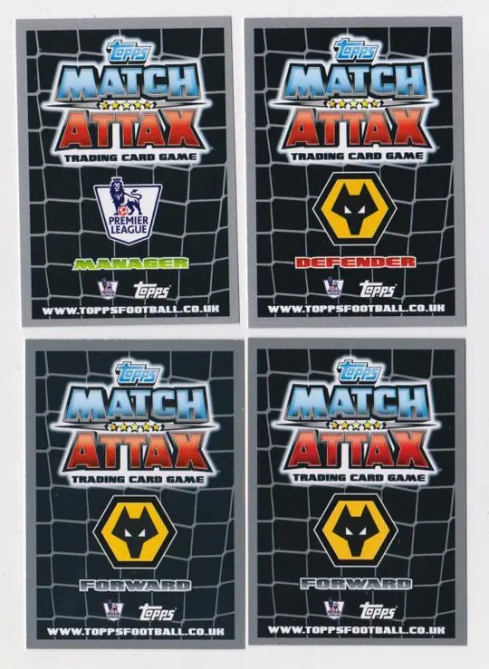 Купити Футбольные карточки MATCH ATTAX 2011-2012 Premier League = Футбольный клуб *Wolverhampton* = 4 шт. #