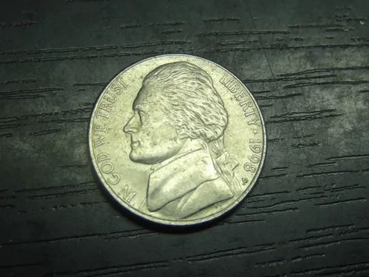 5 центів 1998 P США Ціна