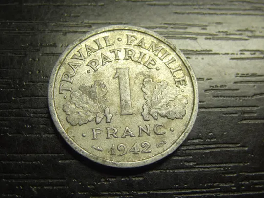 Купити 1 франк 1942 Франція