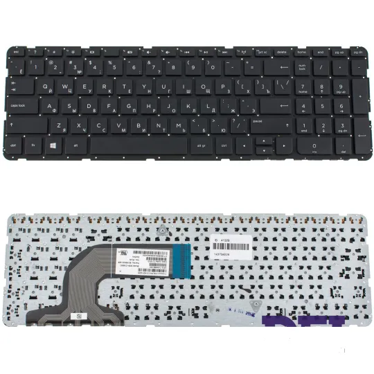 Клавіатура для ноутбука HP (Pavilion: 15-E, 15T-E, 15Z-E 15-N, 15T-N, 15Z-N series) rus, black, без фрейма Ціна