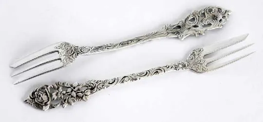 Виделочки CH. WIDMANN 2 шт. №1 срібло 800 проба Інтернет-аукціон