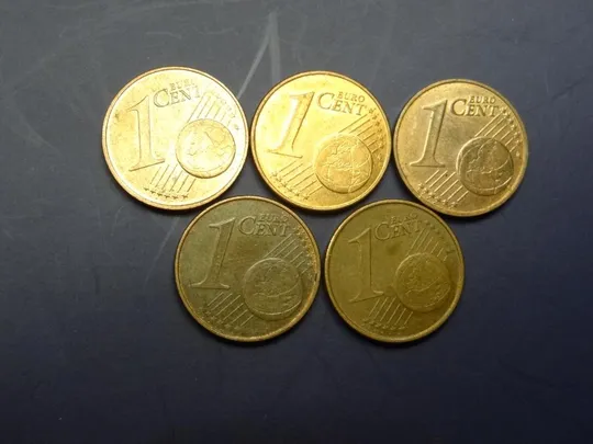 Купити 1 євроцент Німеччини 2015 (всі монетні двори) нечасті