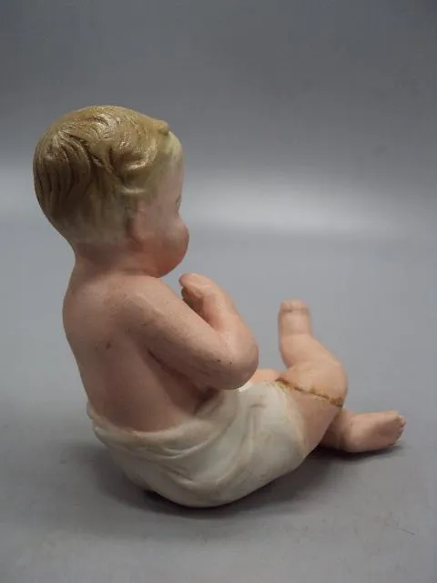 Фигура фарфор статуэтка Городница пупс ребенок маленький мальчик пупсик 10 см под реставрацию №14192 Інтернет-аукціон