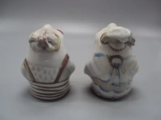 Фигура фарфор статуэка Полонное ЗХК авторские гномы поварята пара лот 2 шт высота 10,5 см №14475 Недорого