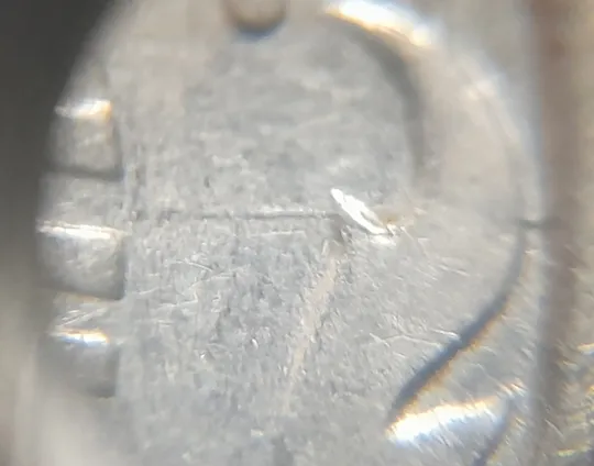 (1430) 5 копійок 1992 розкол на реверсі від канту між 4 та 5 гр. (1 варіант) (5 копеек 1992) З аукціону