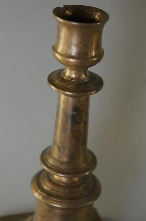 Подсвечник колонна латунь высота 20 см №10670 Інтернет-аукціон