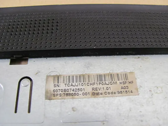 номер0289-12 Кришка панель палмрест та тачпад 6070B0742501 758050-001 для  HP ProBook 350 G1 G2 355 G1 G2   оригінал Де купити