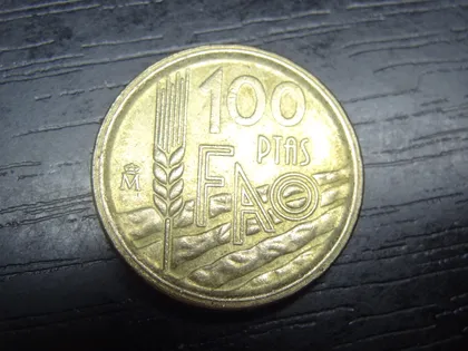 фото, 100 песет Іспанія 1995 ФАО