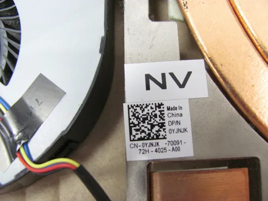678-4 система охолодження 0YJNJK AT1DJ003ZAL  для DELL Precision 17 7710 M7710  оригінал Інтернет-аукціон
