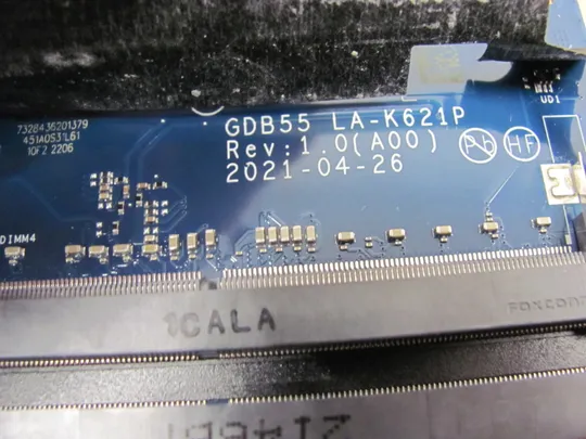 718-8 материнська плата  GDB55 LA-K621P SRKT4 i7-11850H  для Dell Precision  7560  оригінал Недорого