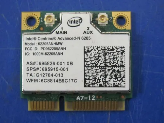 номер0132-16 Wi-Fi модуль 62205ANHMW 695915-001 ANATEL 2178-09-3987 для FUJITSU LIFEBOOK H910 H920 E752 E751 E781 E782 оригінал Продаж