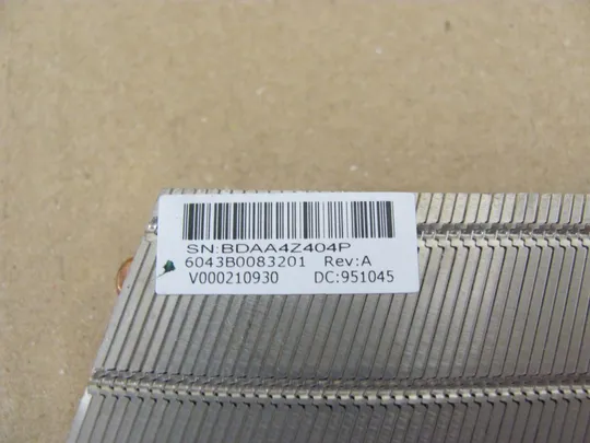 номер0314-31 термотрубка охолодження V000210930 6043B0083201 для Toshiba Satellite C655, C650, L650 оригінал Інтернет-аукціон