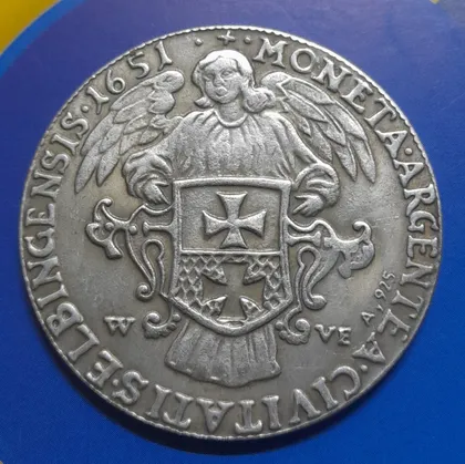 фото, Польща TALAR 1651 р. - JOAN CASIMIR. Копія.