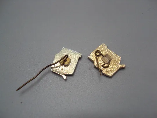 Знак герб Донецк рука с молотком игла лот 2 шт №16596 Продаж