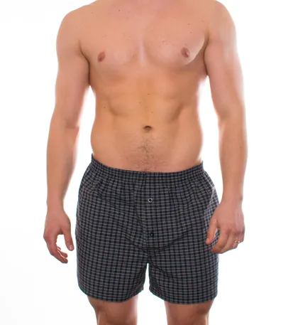 фото, Чоловічі труси боксери сімейні сандарт Bono МБ 500301 сірі розмір 50