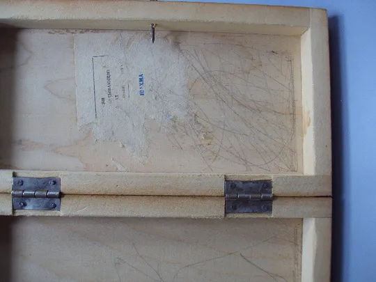 Шахматная доска маленькая дерево 20 х 21 см настольная игра шахматы ссср №18528МЯ Інструкція