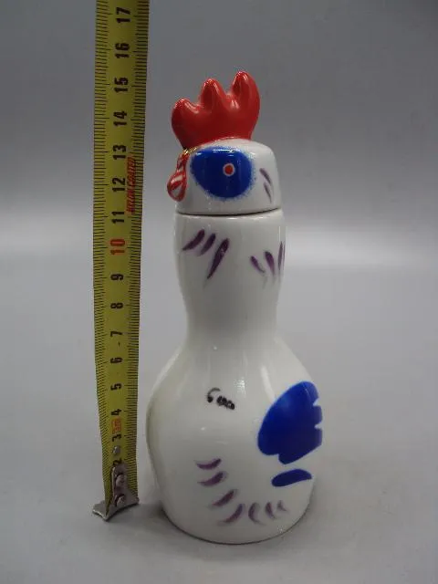 Купити Штоф фарфор ЛФЗ фигура петух ликерница петушок высота 15,5 см №121