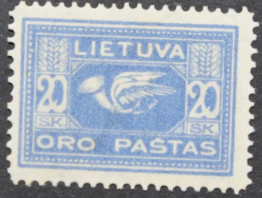 Литва Авиапочта 1921 Ціна